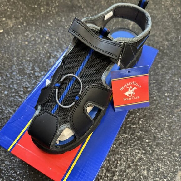 Beverly Hills Polo Club Boy's 4-7 Closed Toe Sport Sandals Size 5 - Picture 1 of 5